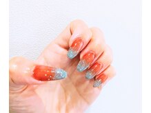 ギャリーネイル(galy Nail)/ラメグラ＋下地カラー