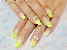 ネイルサロンアンドネイルスクールアートローズ 町田店(Art Rose)/ラメグラデーションネイル