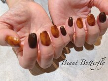 ネイルサロン スクール ビュートバタフライ 相模大野店(BEAUT BUTTERFLY)/べっ甲ネイル