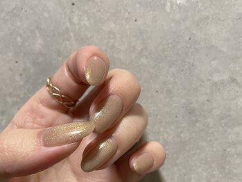 ルークネイル(LUKE)/ナチュラル◯マグネットネイル