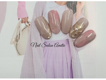 ネイルサロン アミティエ(Nail Salon Amitie)/.mirror flower×nuance▽△ *.