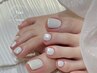 【Foot】フットワンカラーorラメグラデーション※カラーサンプル300色 ¥4990