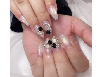 カプチーノ(cappuccino)/チェーンハートネイル