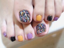 アミュリー ネイル アトリエ(Amury nail atelier)/ハロウィン★フットネイル♪