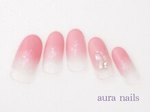 アウラネイルズ(aura nails)/☆ハンドシンプルコース　¥6800