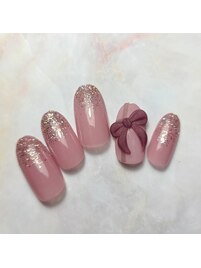 ぷっくりリボン