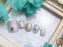 ネイルサロン&スクール ジーナ(GINA)/マーメイドネイル