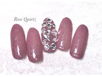 ローズクォーツ(Rose Quartz)/2本埋めつくしコース¥6,700