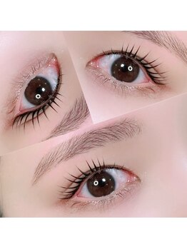 ミニョン(mignon)/まつげパーマ×アイブロウ