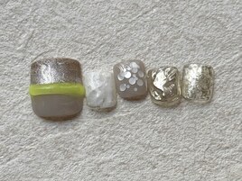 FOOTネイル ￥9980 クリアリング