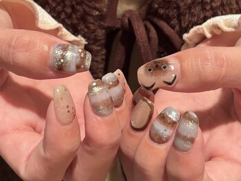 ナンバーネイル 大分中央町店(N° nail)/にゃんこ