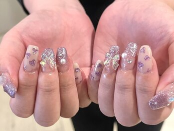 ネイルズ ララ(nails Lala)/purple nail。