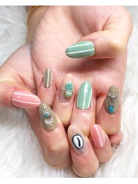 【Hand】ボーダーネイル