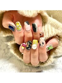 個性的ネイル☆