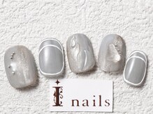 アイネイルズ 梅田店(I nails)/マグネットニュアンス￥9200