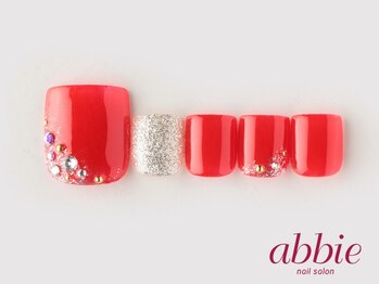 ネイルサロン アビー 宮益坂店(abbie)/大人シンプルフット ¥11561