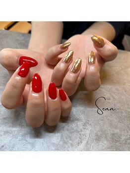 セン(Senn.)/定額ネイル5本アート