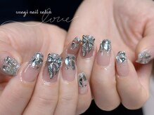 ウサギネイル 新大久保店(usagi nail)/リボンネイル