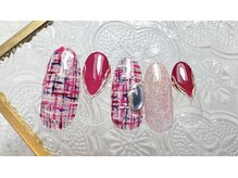 ミルネイル(Mil Nail)/チェックネイル　　No7