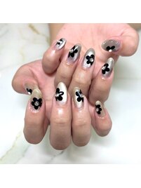 アシメマグネット×フラワー