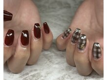 パーミル アイ アンド ネイル クマモト(permille ‰ eye&nail Kumamoto)/チェックネイル