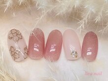 リラネイル(lira nail)/お花デザイン/パラジェル/銀座