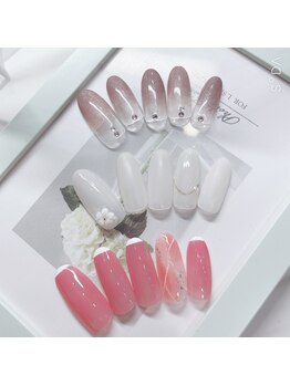 セプトネイル 三条店(SEPT NAIL)/4月オフィスネイルサンプル