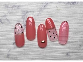 ドットカラーネイル