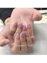 カスミネイル(Kasumi Nail)/ガラスフレンチ