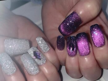 ホランイネイル(HORANGI NAIL)/フリーアートM+有料パーツ