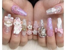 ネイルサロン ネイルズゴーゴー 渋谷店(NAILSGOGO)/3d キャラクター ゆめかわ