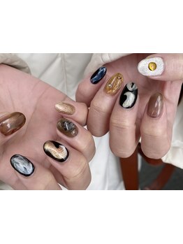 手描きアートが得意なサロン