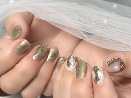 個性派ニュアンスネイル