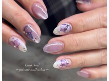 リノネイル(Lino Nail)/紫陽花ネイル/夏ネイル/高松栗林