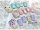 ネイルサロン ゴールディ(NAIL SALON GOLDY)の写真/他店オフ込1カラー(ミラーもOK!)¥5900♪足浴から始まるのでお出かけ中や仕事帰りにも♪角質は+¥2200♪