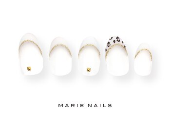 マリー ネイルズ いわきラトブ店(MARIE NAILS)/定額6,600円税込 フレンチ 1209b
