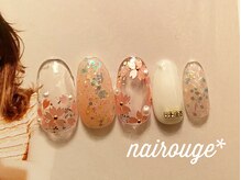 ネイル―ジュ 札幌大通店(nairouge*)/さくらネイル♪