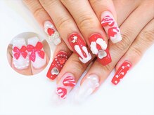 ネイルコレクション ピンク(Nail Collection Pink)/３Ｄシロップネイル・ハート♪