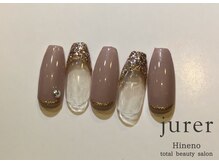 ネイルアンドアイラッシュデザインサロン ジュレ 日根野店/定額コース6600円
