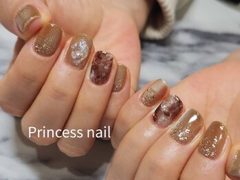 プリンセスネイル(Princess nail)/マグネット×ニュアンス12800