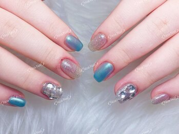 ノア ネイル(Noa Nail)/埋め尽くし　ブルー　パラジェル