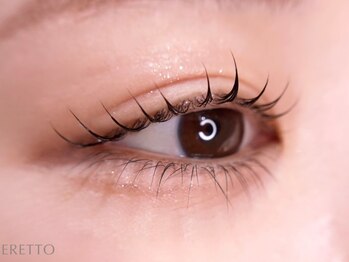 エレット 渋谷店(ERETTO)の写真/韓国で大人気！マスカラパーマで、メイクいらずの潤み目元♪20代女子の指名NO.1