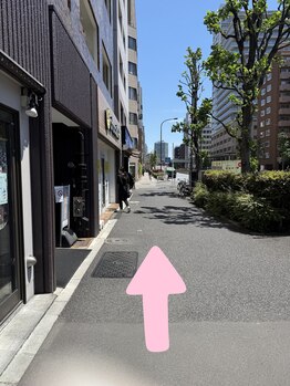 キュートレ 新富町 築地店(Cuetre)/道案内2