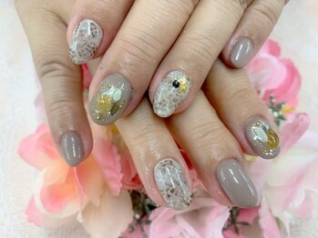 ネイルサロン ドレス(Nail Salon Dress)/[中村]DC19番♪パイソン柄