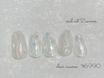 ネイルアート ジマー/クリアニュアンスコース¥6990