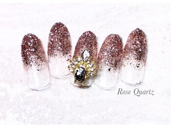ローズクォーツ(Rose Quartz)/2本埋めつくしコース¥6,700