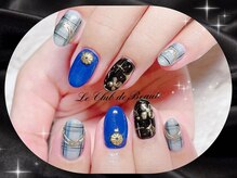 ル クラブ ド ボーテ 練馬/ネイビーチェックネイル☆