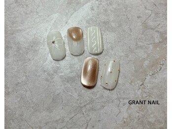 グラントネイル 和歌山店(GRANT NAIL)/ニットリボン☆〆崎