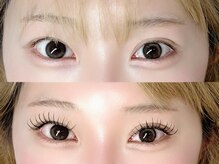 サクララッシュ(Sakura Lash)の雰囲気（LDカールでぱっちり目元♪接着面積が広くモチ◎フラットラッシュ）