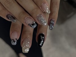 こっそりミャクミャクネイル